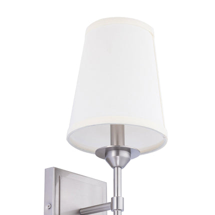 Manor Modern Traditional 1-Light Wall Sconce Light Fabric Shade Home Decor > Lighting > Wall Lighting > Wall Sconces TriadCommerceInc
