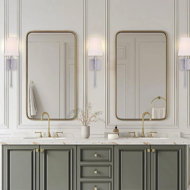 Manor Modern Traditional 1-Light Wall Sconce Light Fabric Shade Home Decor > Lighting > Wall Lighting > Wall Sconces TriadCommerceInc