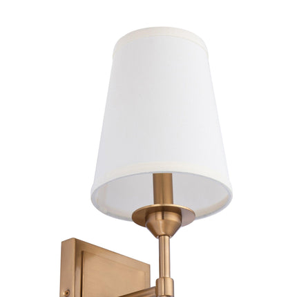 Manor Modern Traditional 1-Light Wall Sconce Light Fabric Shade Home Decor > Lighting > Wall Lighting > Wall Sconces TriadCommerceInc