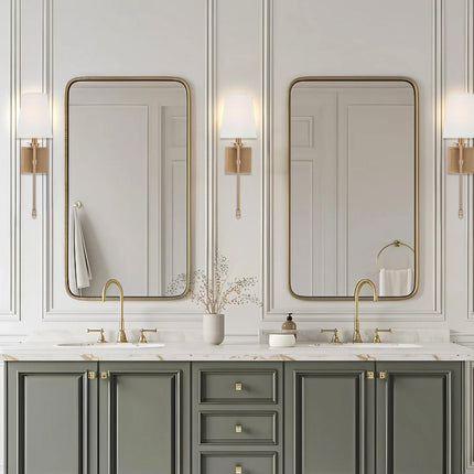Manor Modern Traditional 1-Light Wall Sconce Light Fabric Shade Home Decor > Lighting > Wall Lighting > Wall Sconces TriadCommerceInc