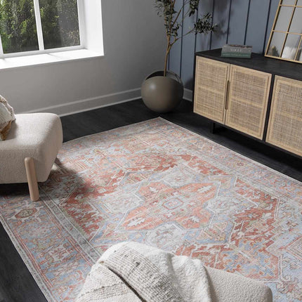 Rust Maayon Washable Rug Rugs TriadCommerceInc