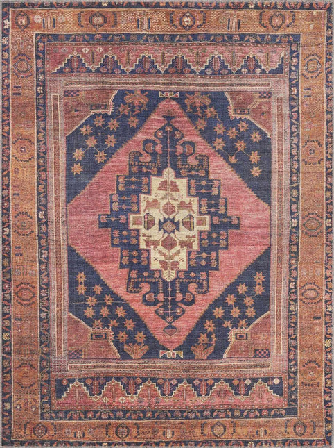 Malamote Vintage Flat Pile Washable Rug Rugs TriadCommerceInc
