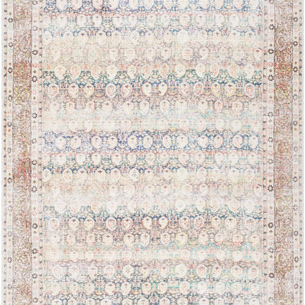 Rust Maligaya Distressed Washable Area Rug - Clearance Rugs TriadCommerceInc