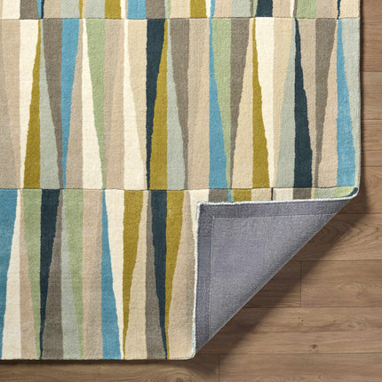 Mathiston Geometric Triangles Wool Rug Rugs TriadCommerceInc