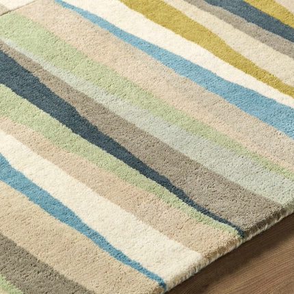 Mathiston Geometric Triangles Wool Rug Rugs TriadCommerceInc 2' x 3' Rectangle