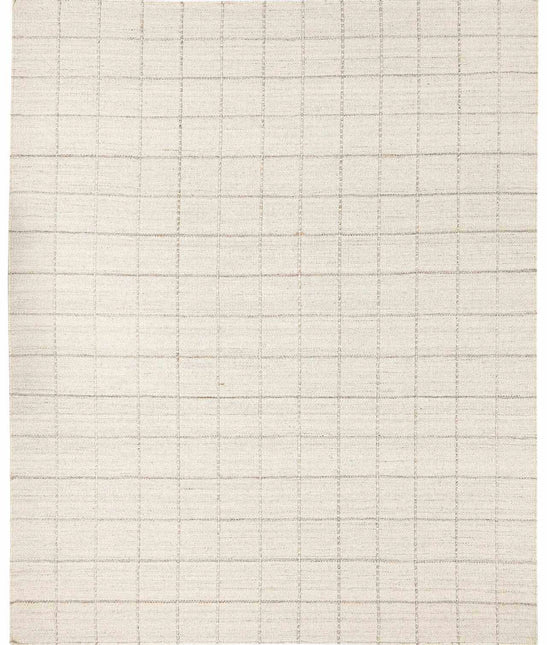 Nissa Cream Checkered Wool Rug Rugs TriadCommerceInc 2' x 3' Rectangle