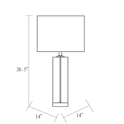 Hornstein Modern Beige Table Lamp Home Decor > Lighting > Lamp > Table Lamps TriadCommerceInc