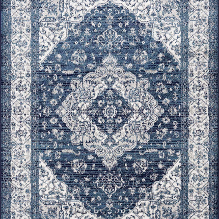 Billy Blue Medallion Rug Rugs TriadCommerceInc