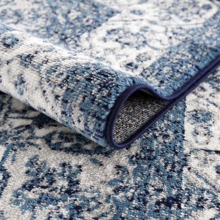 Billy Blue Medallion Rug Rugs TriadCommerceInc
