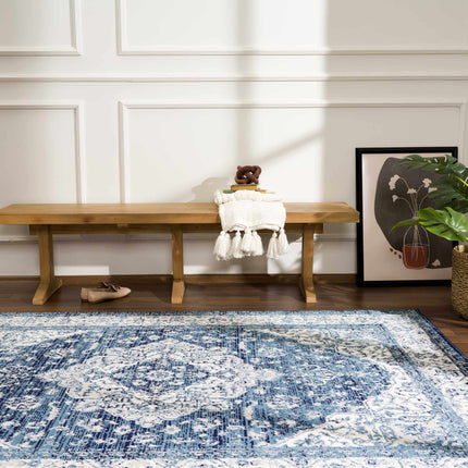 Billy Blue Medallion Rug Rugs TriadCommerceInc