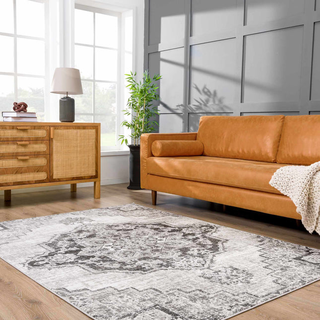 Elani Gray Performance Rug - Clearance Rugs TriadCommerceInc