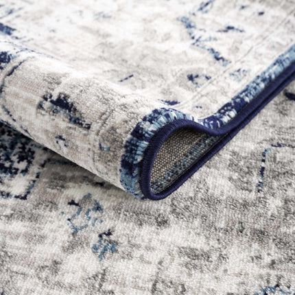 Hauteloom Buenaventura Navy Area Rug Rugs TriadCommerceInc