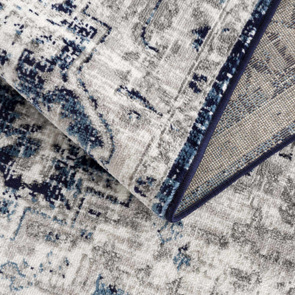 Hauteloom Buenaventura Navy Area Rug Rugs TriadCommerceInc
