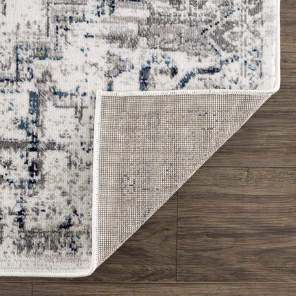 Hauteloom Buenaventura Cream & Navy Area Rug Rugs TriadCommerceInc