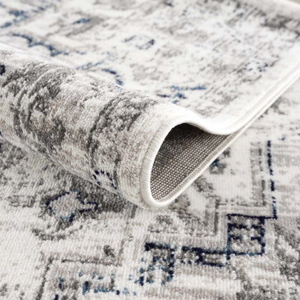 Hauteloom Buenaventura Cream & Navy Area Rug Rugs TriadCommerceInc