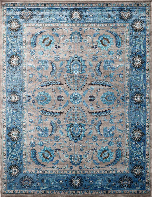 Mardina Turquoise Area Rug - Clearance Rugs TriadCommerceInc 5'3" x 7'3" Rectangle