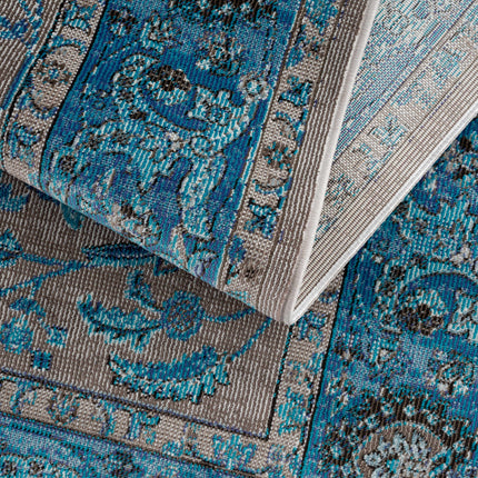 Mardina Turquoise Area Rug - Clearance Rugs TriadCommerceInc