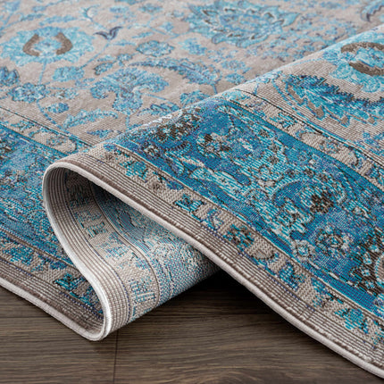 Mardina Turquoise Area Rug - Clearance Rugs TriadCommerceInc