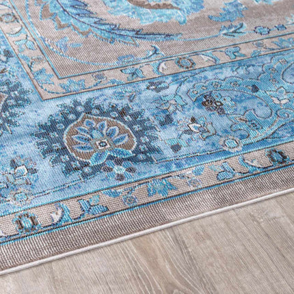 Mardina Turquoise Area Rug - Clearance Rugs TriadCommerceInc