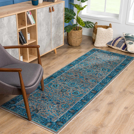 Mardina Turquoise Area Rug - Clearance Rugs TriadCommerceInc