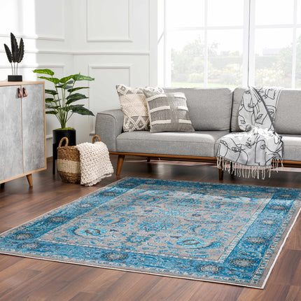 Mardina Turquoise Area Rug - Clearance Rugs TriadCommerceInc