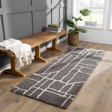 Andia Charcoal Area Rug - Clearance Rugs TriadCommerceInc