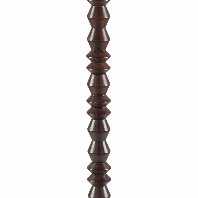 Motozintla Dark Brown Wood Floor Lamp Lighting TriadCommerceInc