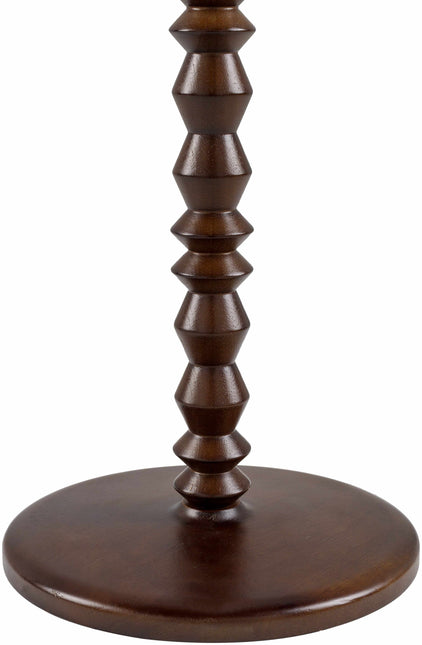 Motozintla Dark Brown Wood Floor Lamp Lighting TriadCommerceInc