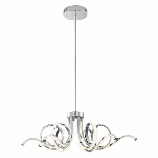 Magnolia LED Adjustable Chandelier Chrome Finish Lighting Home Decor > Lighting > Ceiling Lights > Chandelier TriadCommerceInc