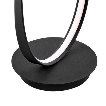 Matte Black Vienna LED 55" Tall Floor Lamp // Dimmable Floor Lamps TriadCommerceInc   