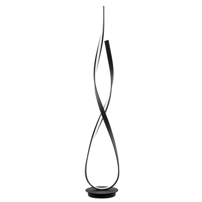 Matte Black Vienna LED 55" Tall Floor Lamp // Dimmable Floor Lamps TriadCommerceInc   
