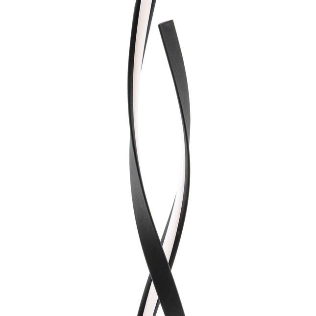 Matte Black Vienna LED 55" Tall Floor Lamp // Dimmable Floor Lamps TriadCommerceInc   