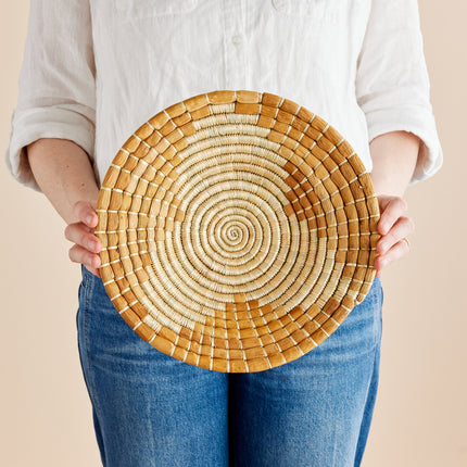 Maua Banana Bark Wall Basket Wall Basket TriadCommerceInc Small