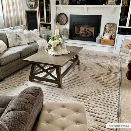 Maulawin High-Low Rustic Rug Rugs TriadCommerceInc