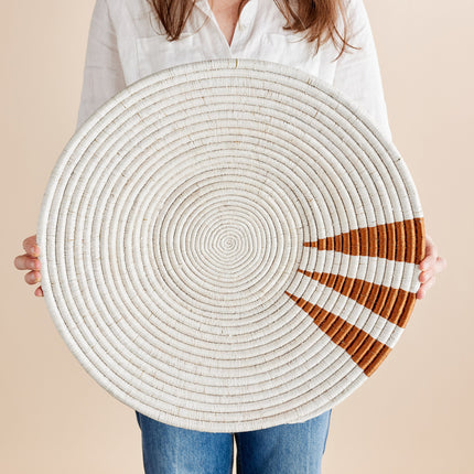 Moja Copper Wall Basket Wall Basket TriadCommerceInc Large