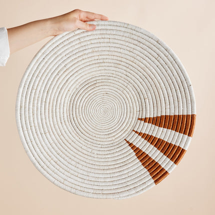 Moja Copper Wall Basket Wall Basket TriadCommerceInc