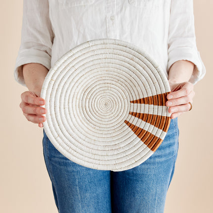 Moja Copper Wall Basket Wall Basket TriadCommerceInc Small