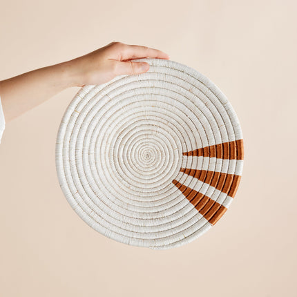 Moja Copper Wall Basket Wall Basket TriadCommerceInc