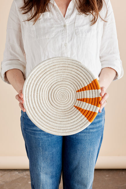 Moja Orange Wall Basket Wall Basket TriadCommerceInc