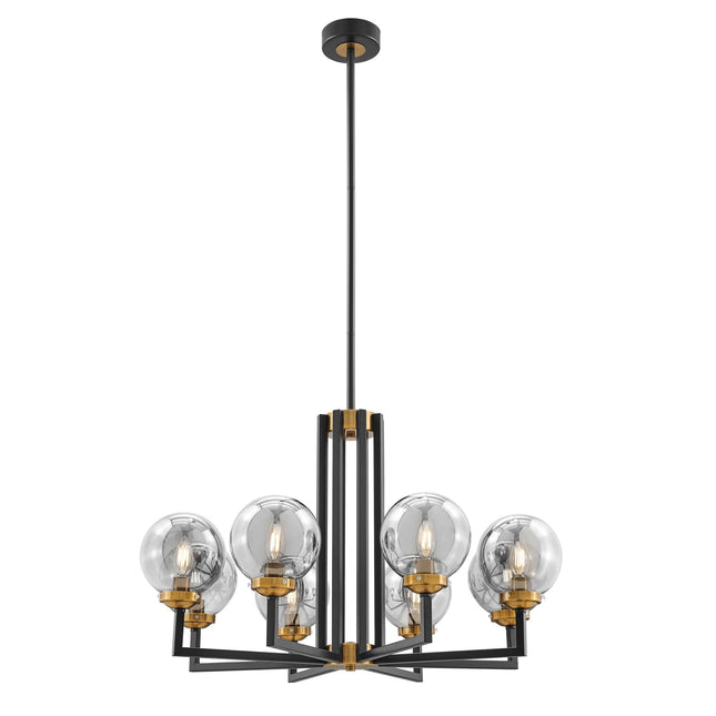 Monachopsis Large Gold & Black Chandelier Chandeliers TriadCommerceInc   