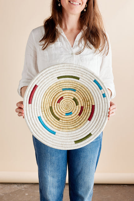 Mosaic Morse Wall Basket Wall Basket TriadCommerceInc