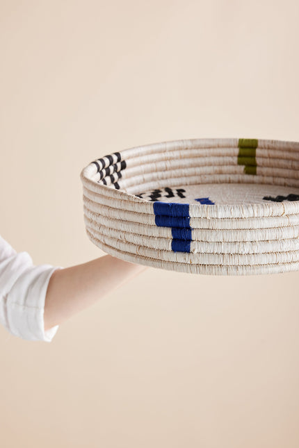 Mosaic Woven Nesting Tray Baskets & Vessels TriadCommerceInc