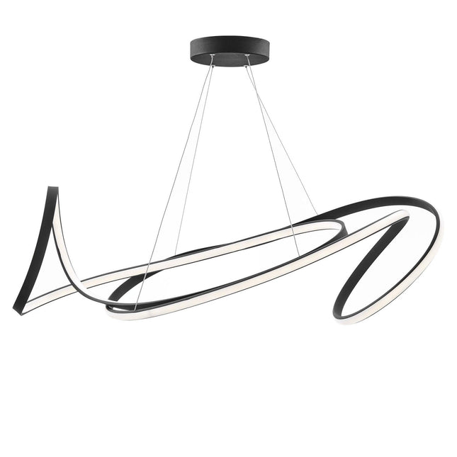 Moscow LED Chandelier // Black Chandeliers TriadCommerceInc   