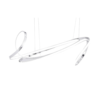 Moscow LED Chandelier // Chrome Chandeliers TriadCommerceInc   