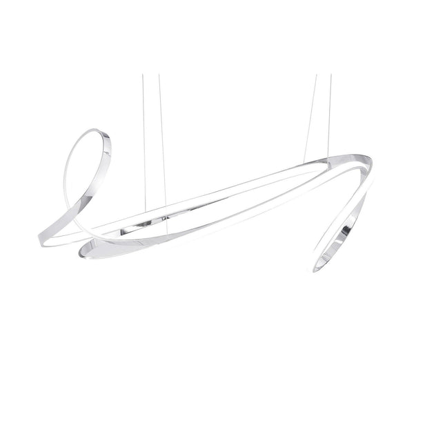 Moscow LED Chandelier // Chrome Chandeliers TriadCommerceInc   
