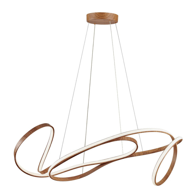 Moscow LED Chandelier // Light Wood Chandeliers TriadCommerceInc   