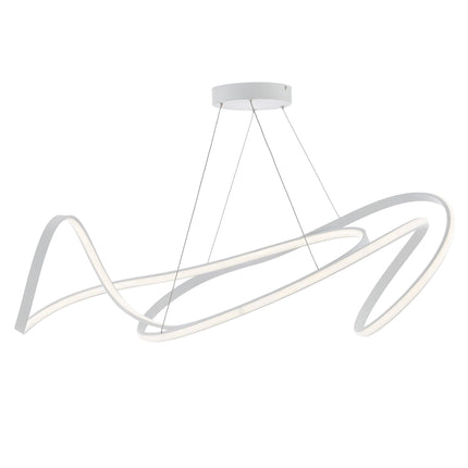 Moscow LED Chandelier // White Chandeliers TriadCommerceInc   
