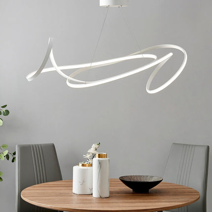 Moscow LED Chandelier // White Chandeliers TriadCommerceInc   