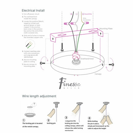 Munich LED Horizontal Chandelier // Gold Chandeliers TriadCommerceInc   