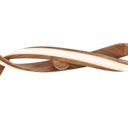 Munich LED Horizontal Chandelier // Wood Chandeliers TriadCommerceInc   